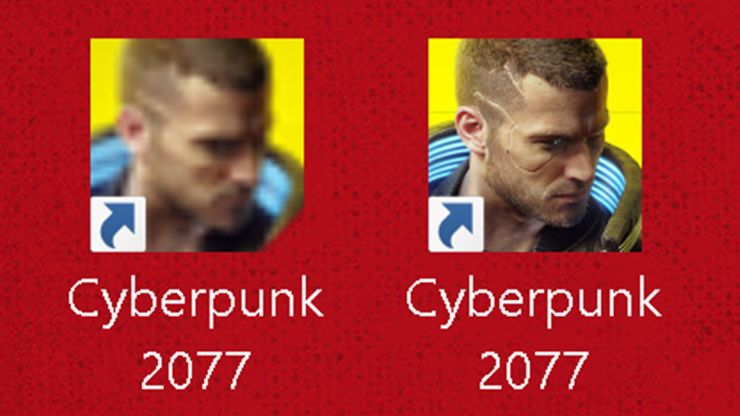 Cyberpunk 2077 Di PC Memiliki Dekstop Icon Yang Kabur